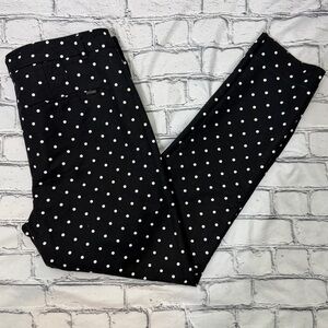 White House Black Market Polka Dot Slim Ankle Pants